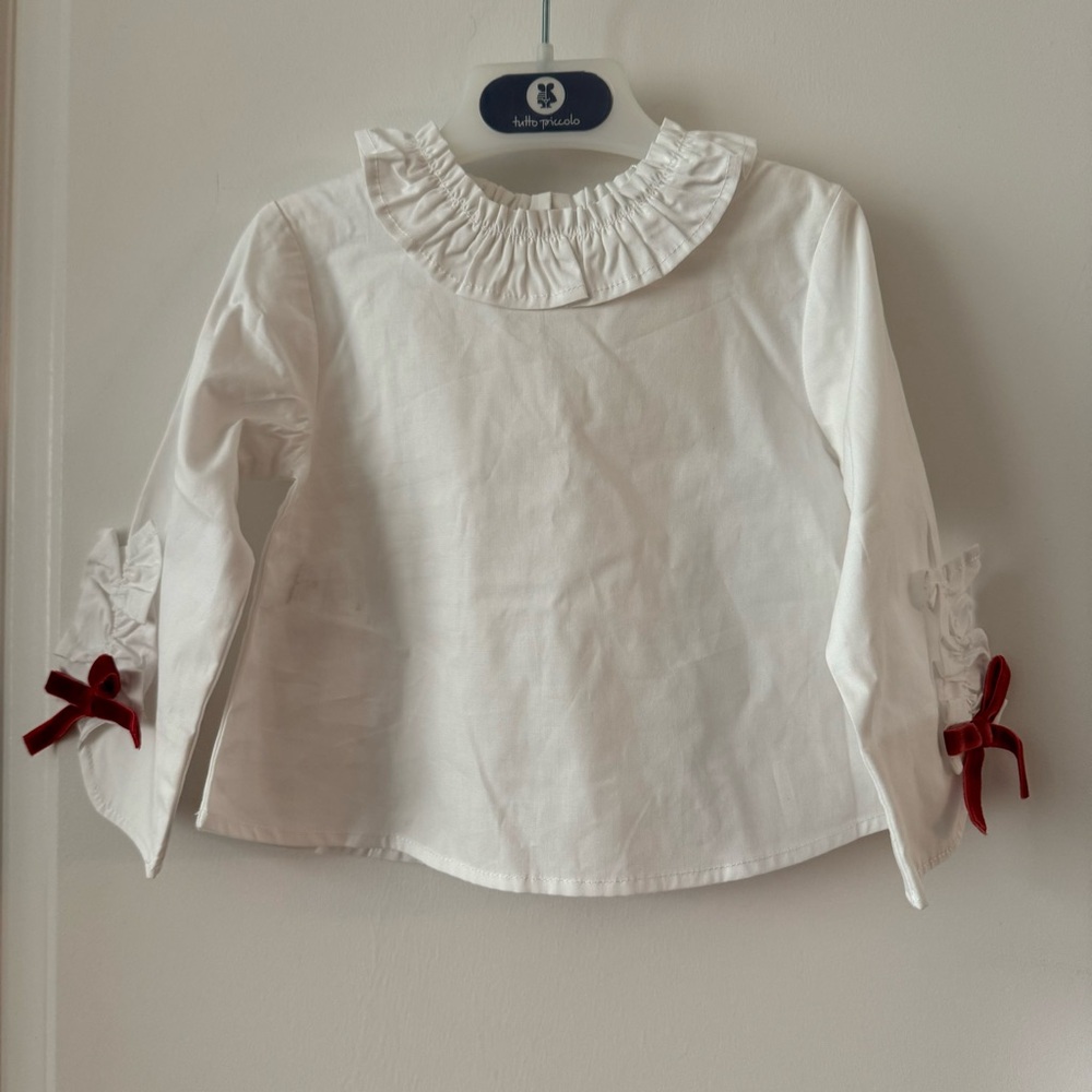 NWT Tutto Piccolo Baby Girl Blouse